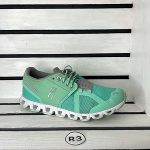 On Cloud Swiss Engineering Mint Running Shoes Sz 6